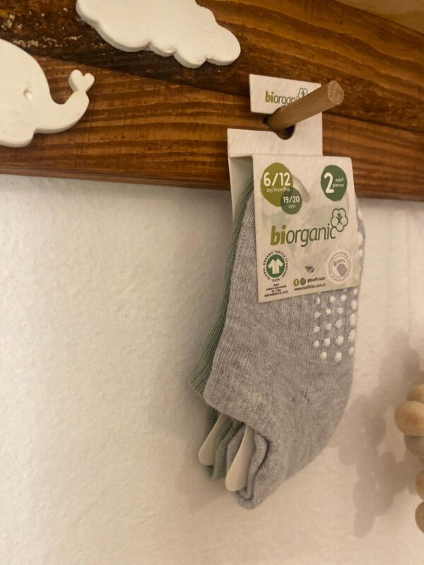 Biorganic 2'li Unisex Sneakers Yeşil Kaymaz Çorap - Image 7