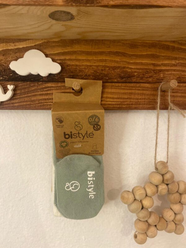 Bistyle Organic 3'lü Kaymaz Soket Çorap - Image 2