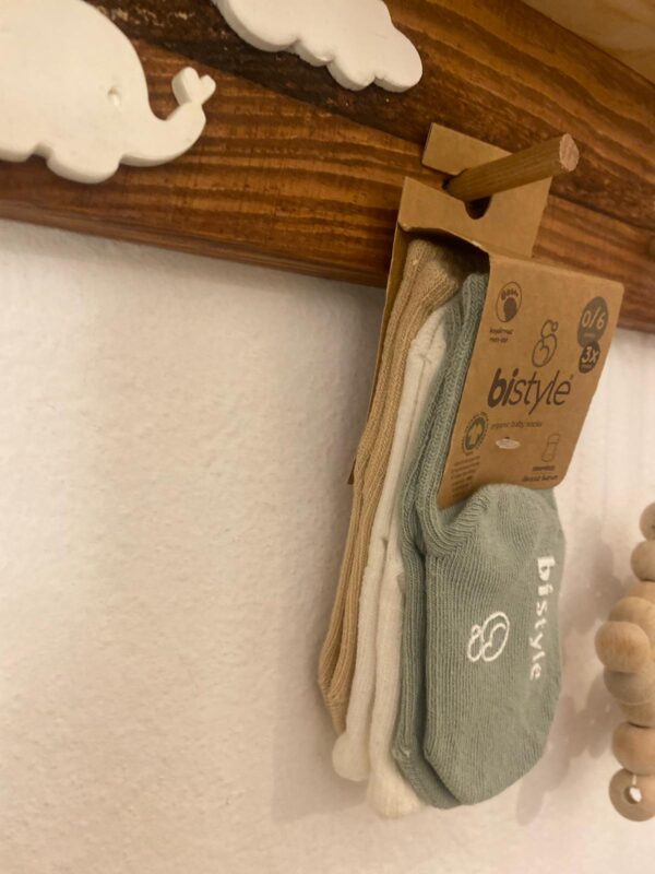 Bistyle Organic 3'lü Kaymaz Soket Çorap - Image 3