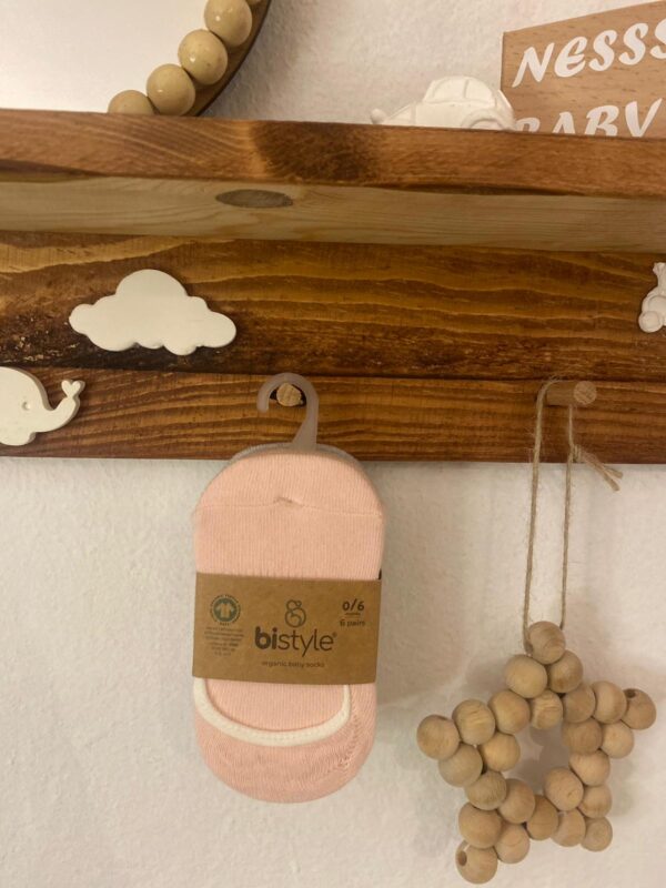 Bistyle Organic 3'lü Babet Çorap Pembe