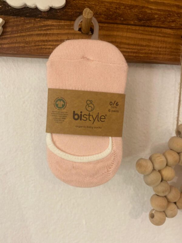 Bistyle Organic 3'lü Babet Çorap Pembe - Image 2