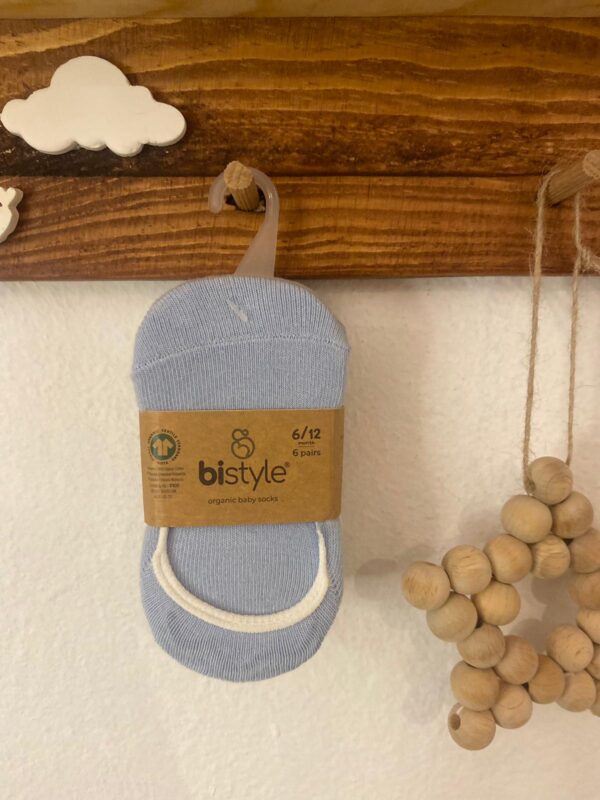 Bistyle Organic 3'lü Babet Çorap Mavi - Image 2