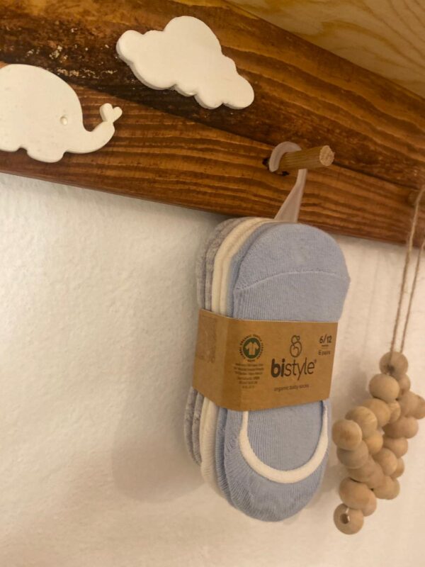 Bistyle Organic 3'lü Babet Çorap Mavi - Image 3